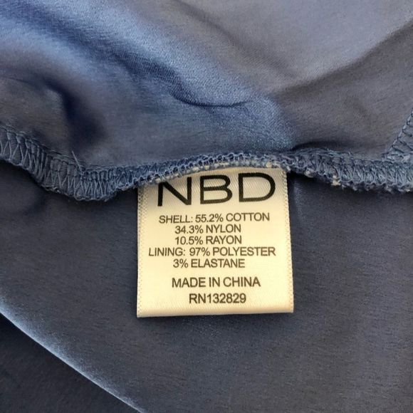 NBD x Revolve Alijah Blue Floral Lace Halter Open Back Romper NWT size XL - Picture 12 of 13